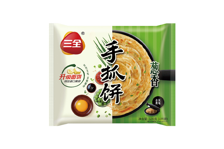 三全葱香手抓饼 320G